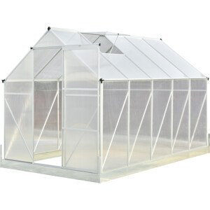 Tomido hliníkový polykarbonátový skleník 3,1x1,9x2m 5,9 m2