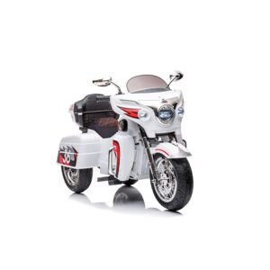 Dětská elektrická motorka Goldwing bílá