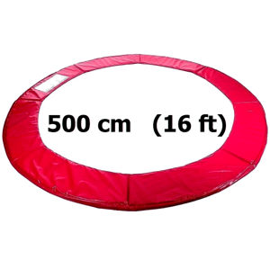 RCT Kryt pružin na trampolínu 500 cm (16 ft) Červený