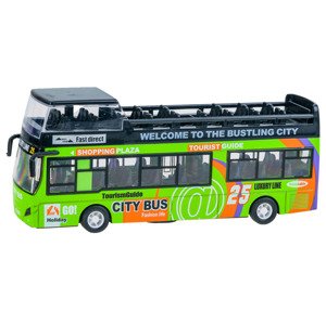 Hrací školní autobus se zvuky zelený