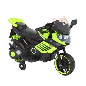 Dětská elektrická motorka SuperBike zelená