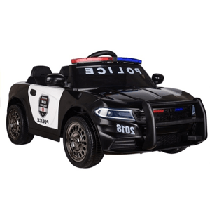 Dětské elektrické autíčko Policie  černé
