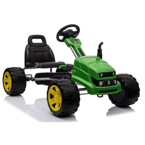 Šlapací motokára Gokart Traktor zelená