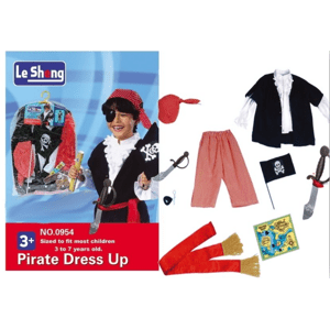 Kostým piráta s příslušenstvím