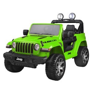 Elektrické autíčko Jeep Wrangler Rubicon zelené