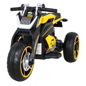 Dětská elektrická motorka Future žlutá