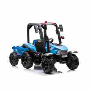 Elektrický traktor s přívěsem Blast 2x200W modrý