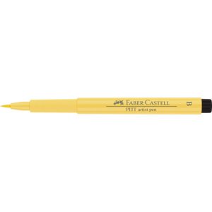 Faber-Castell, 167403, Pitt Artist Pen, popisovač se štětečkovým hrotem (brush), 1 ks Barva: Dark cadmium yellow 108