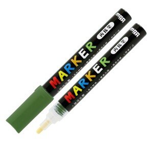 M&G, Acrylic Marker, akrylový popisovač, 2 mm, 1 ks Barva MG popisovač: Deep Olive Green