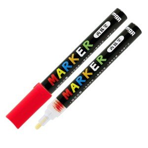 M&G, Acrylic Marker, akrylový popisovač, 2 mm, 1 ks Barva MG popisovač: Red