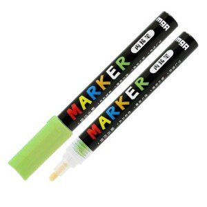 M&G, Acrylic Marker, akrylový popisovač, 2 mm, 1 ks Barva MG popisovač: Yellow Green