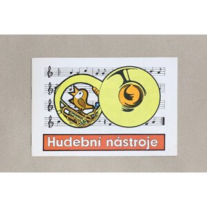 Hudební nástroje, 1015, retro omalovánky, Miloslav Hustoles