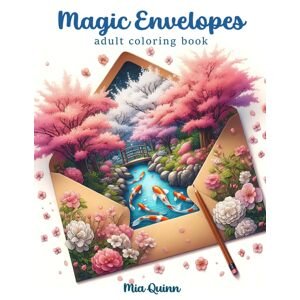 Magic Envelopes, antistresové omalovánky, Mia Quinn