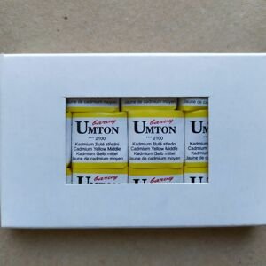 Umton, mistrovské akvarelové barvy, 1/2 pánvička, 2,6 ml, 1 ks Barva Umton: 2100 Kadmium žluté střední