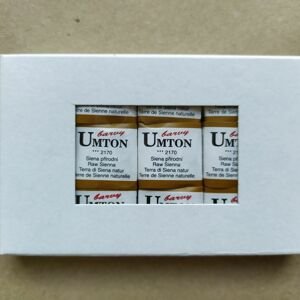 Umton, mistrovské akvarelové barvy, 1/2 pánvička, 2,6 ml, 1 ks Barva Umton: 2170 Siena přírodní