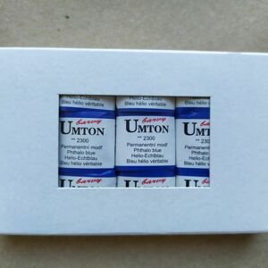 Umton, mistrovské akvarelové barvy, 1/2 pánvička, 2,6 ml, 1 ks Barva Umton: 2300 Permanentní modř