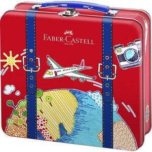 Faber-Castell, 155535, Connector, fixy cestovatelský kufřík, 40 fixů + 12 klipů
