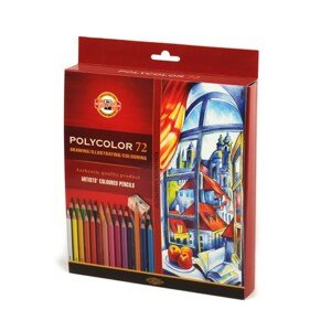 Kohinoor Koh-i-noor, 3837072007KZ, Polycolor, souprava uměleckých pastelek, 72 ks