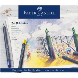 Faber-Castell Faber Castell, 114724, Goldfaber, sada uměleckých pastelek, 24 ks