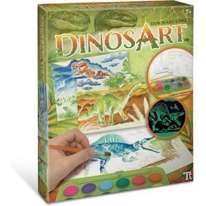 Dinos Art, DA15052, sada pro akvarelové malování, dinosauři, 8 ks