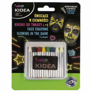 Kidea, KDT8SKA, sada barevných konturovacích tužek na obličej, 8 ks