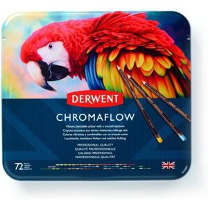 Derwent, 2306014, Chromaflow, umělecké pastelky, 72 ks