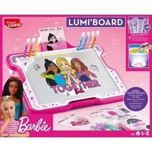 Maped, 907061, Creativ Lumi Board, tabule s podsvícením a doplňky, Barbie
