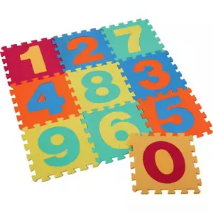 Měkké bloky Čísla C 10ks pěnový koberec baby vkládací puzzle podložka na zem