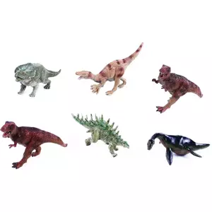 Zvířata dinosauři 11-13cm plastové figurky zvířátka 6 druhů
