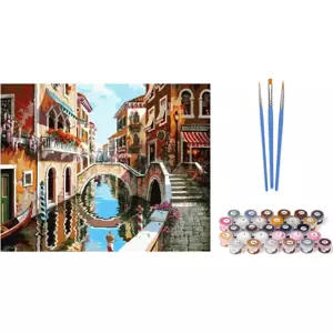Norimpex Malování podle čísel: Most v Benátkách, plátno na rámu 40x50 cm