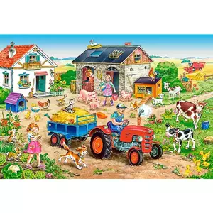 CASTORLAND Puzzle Život na farmě MAXI 40 dílků