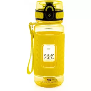 Zdravá láhev na vodu Aqua Pure 400ml žlutá