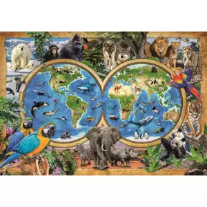 Puzzle Úžasný svět zvířat 300 dílků