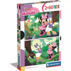 Puzzle Minnie 2x60 dílků