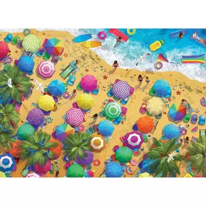 EUROGRAPHICS Puzzle Zábava na pláži 1000 dílků