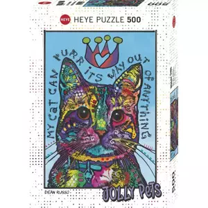 HEYE Puzzle Jolly Pets: Moje kočka umí vrnět 500 dílků