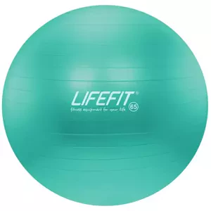 Míč gymnastický Lifefit Anti-Burst modrozelený 65cm balon rehabilitační do 200kg