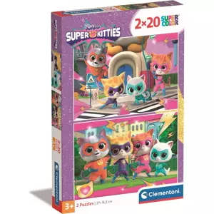 Puzzle Superčíči 2x20 dílků