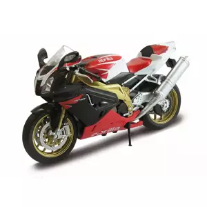 Welly Motocykl Aprilia RSV 1000R Faktory1:10 červený