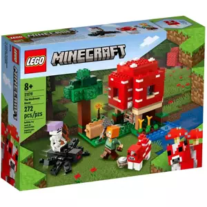 LEGO MINECRAFT Houbový domek 21179 STAVEBNICE