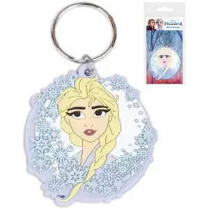 Klíčenka Frozen 2 (Ledové Království) Elsa 6cm přívěsek na klíče gumový