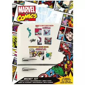 Magnetky Marvel Comics komiksové motivy set 18ks na kov