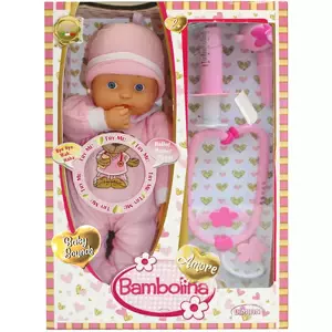 Panenka miminko Bambolina Amore set s lékařskými doplňky na baterie Zvuk