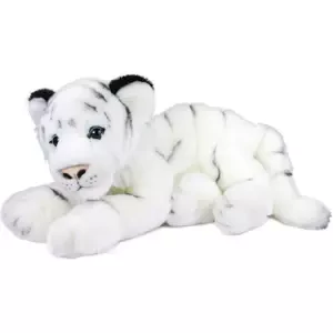 PLYŠ Tygr bílý ležící 40cm exkluzivní kolekce