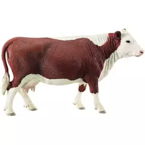 SCHLEICH Herefordská kráva 14cm figurka ručně malovaná