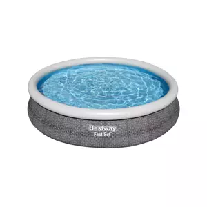 Nafukovací bazén Fast Set šedý, kartušová filtrace, 3,66m x 76cm