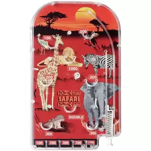 Hra Tivoli zvířátka pinball 19x21cm Safari