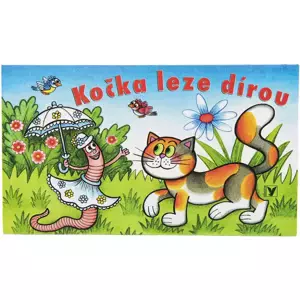 Baby knížka leporelo Kočka leze dírou ilustrace Ondřej Sekora