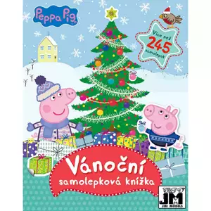 JIRI MODELS Samolepková knížka Vánoce s Peppou (Peppa Pig)