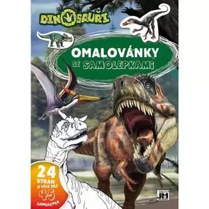 JIRI MODELS Omalovánky A4+ Dinosauři